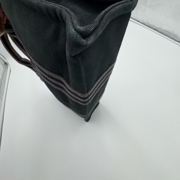 Authentic "HERMES" Fourre Tout Tote Bag Gray Canvas - Picture 8 of 15